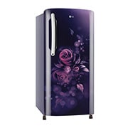 LG 201L, 3 Star, Blue Euphoria Finish, Direct Cool Single Door Refrigerator, GL-B211HBED