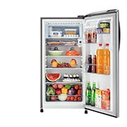 LG  201L, 3 Star, Shiny Steel Finish, Direct Cool Single Door Refrigerator, GL-B211HPZD