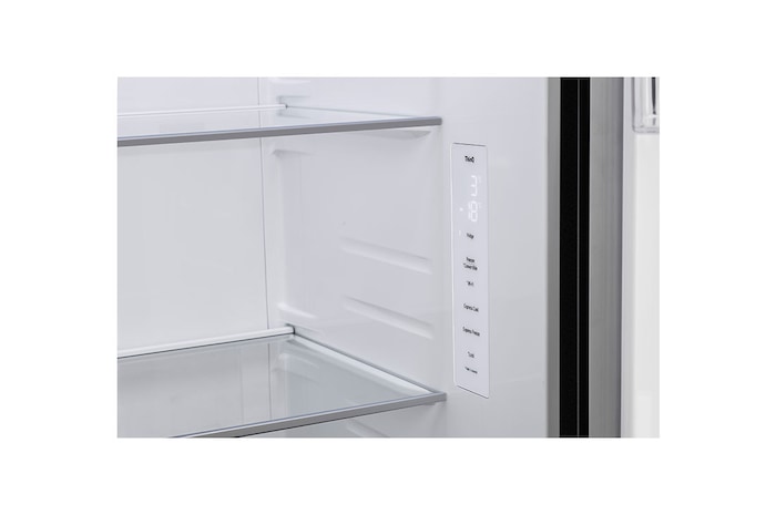 LG 650L Side by Side Refrigerator, Wi-Fi Convertible, DoorCooling+™, Black Mirror Finish, 3 Star, GL-B257DBM3