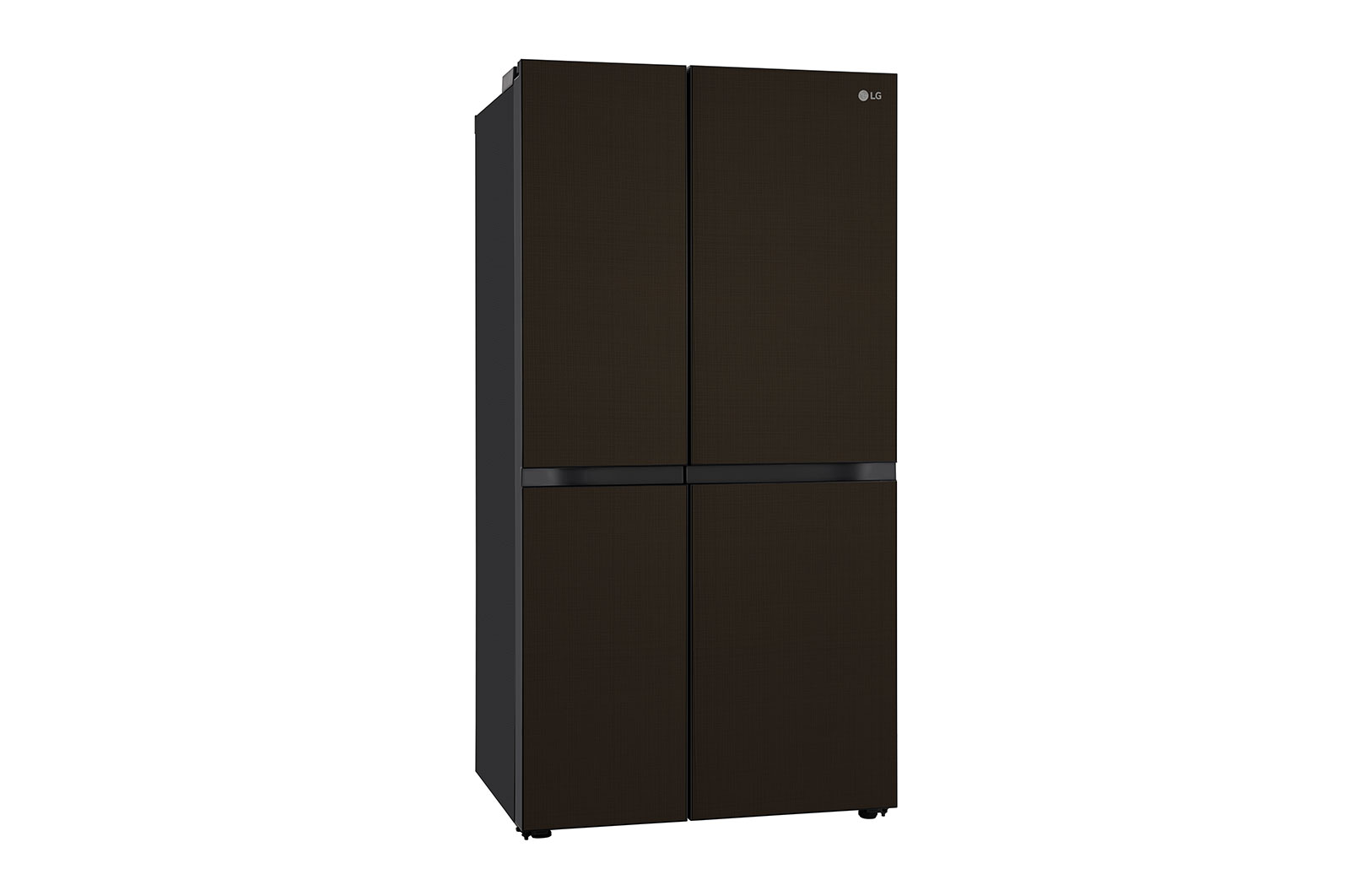 LG 650L Side by Side Refrigerator, Wi-Fi Convertible, DoorCooling+™, Black Mirror Finish, 3 Star, GL-B257DBM3