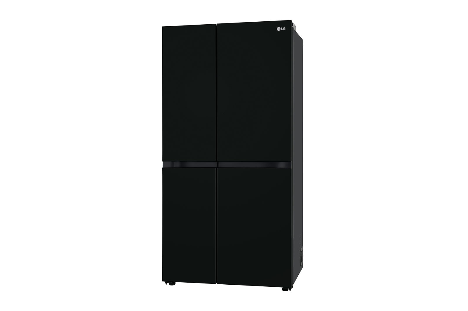 LG 650L Side by Side Refrigerator, Wi-Fi Convertible, DoorCooling+™, Black Mirror Finish, 3 Star, GL-B257DBM3