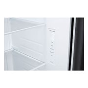 LG 655L, Side by Side Refrigerator with Premium Glass Door, Smart Inverter Compressor, Hygiene Fresh+™, DoorCooling+™, Smart Diagnosis™, Black Mirror Finish, GL-B257DBMX
