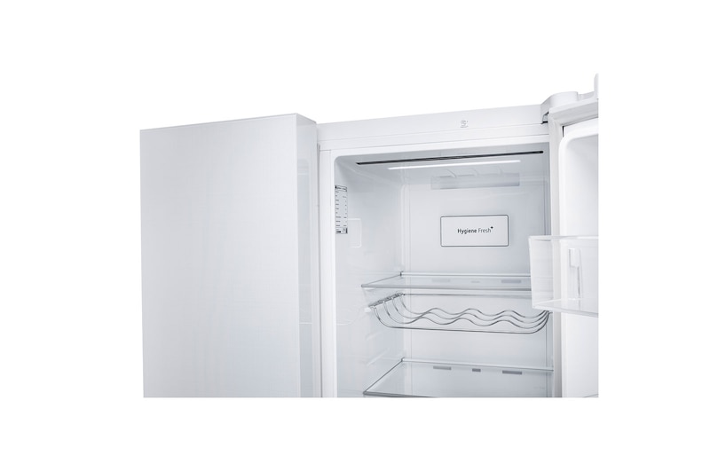 LG 650L Side by Side Refrigerator, Wi-Fi Convertible, DoorCooling+™, Premium Glass Door, Linen White Finish, 3 Star, GL-B257DLW3