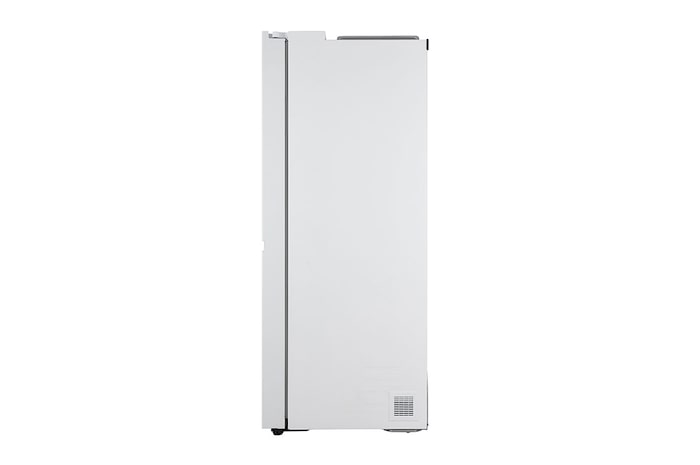 LG 650L Side by Side Refrigerator, Wi-Fi Convertible, DoorCooling+™, Premium Glass Door, Linen White Finish, 3 Star, GL-B257DLW3