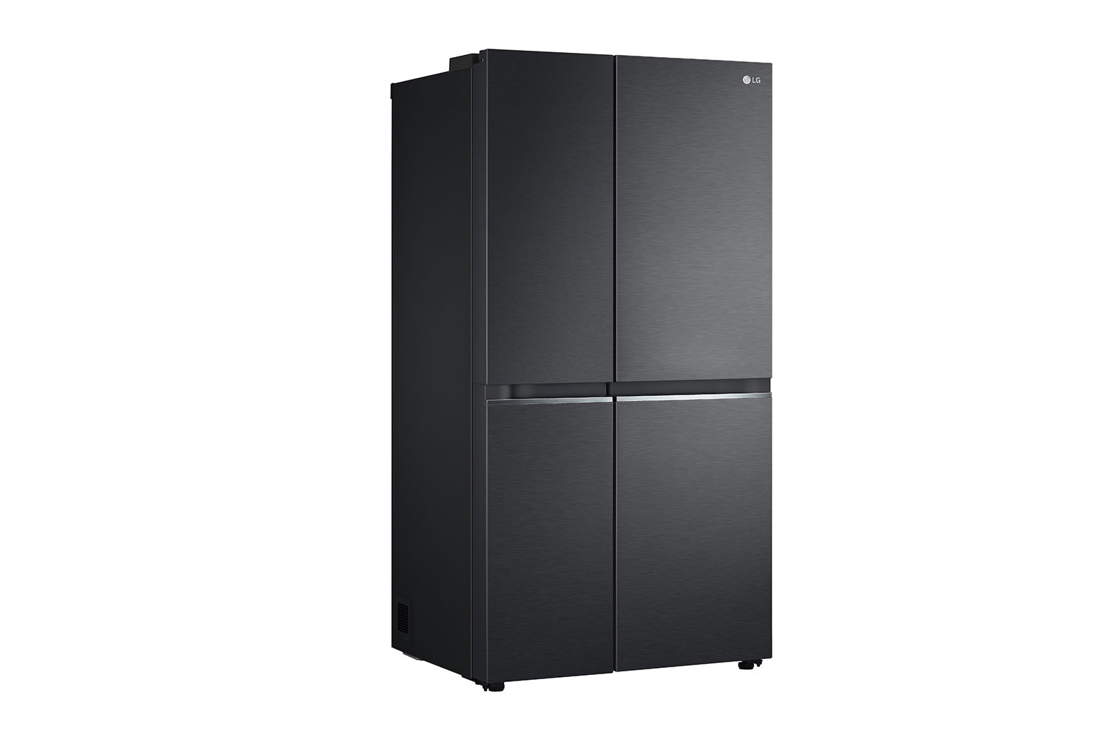LG 650L Side-By-Side Refrigerator, Wi-Fi Convertible, DoorCooling+™, Matte Black Finish, 3 Star, GL-B257EMC3
