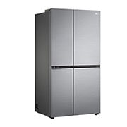 LG 655L, Side-by-Side Refrigerator with Smart Inverter Compressor, Hygiene Fresh+™, DoorCooling+™, Smart Diagnosis™, Shiny Steel Finish, GL-B257EPZX