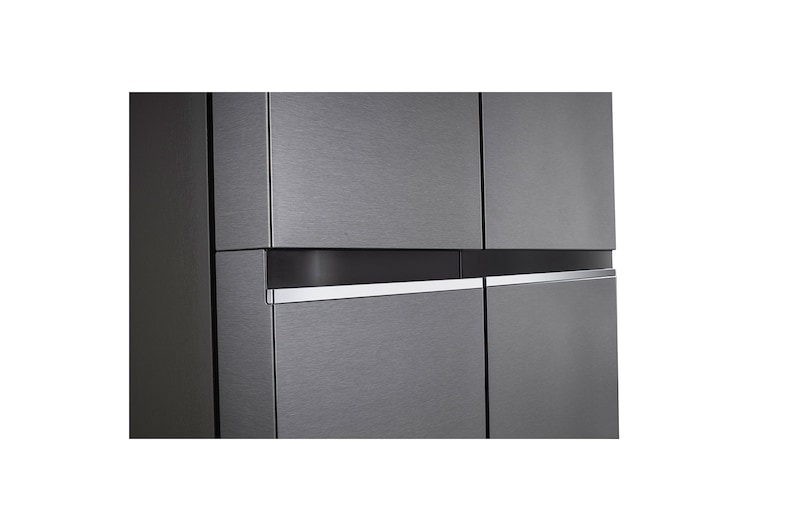 LG 655L Side-by-Side Refrigerator, Smart Inverter Compressor, Multi Air Flow, Smart Diagnosis™, Dazzle Steel, 3 Star, GL-B257HDSY