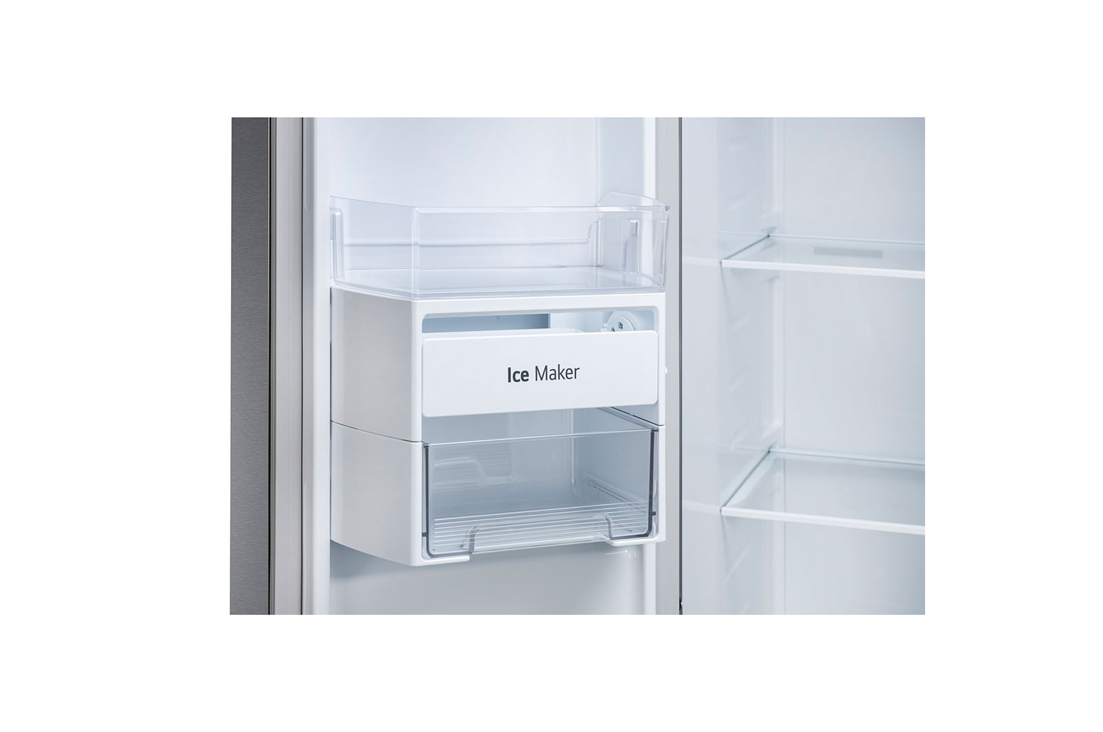 LG 655L Side-by-Side Refrigerator, Smart Inverter Compressor, Multi Air Flow, Smart Diagnosis™, Dazzle Steel, 3 Star, GL-B257HDSY