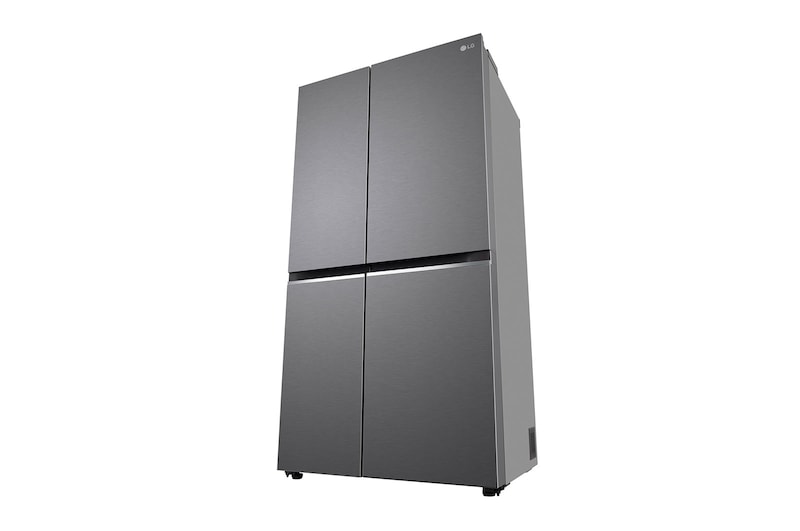 LG 655L Side-by-Side Refrigerator, Smart Inverter Compressor, Multi Air Flow, Smart Diagnosis™, Dazzle Steel, 3 Star, GL-B257HDSY