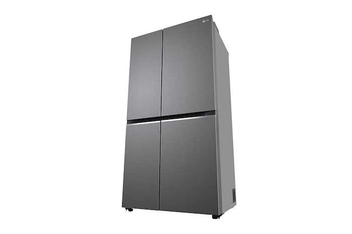 LG 655L Side-by-Side Refrigerator, Smart Inverter Compressor, Multi Air Flow, Smart Diagnosis™, Dazzle Steel, 3 Star, GL-B257HDSY