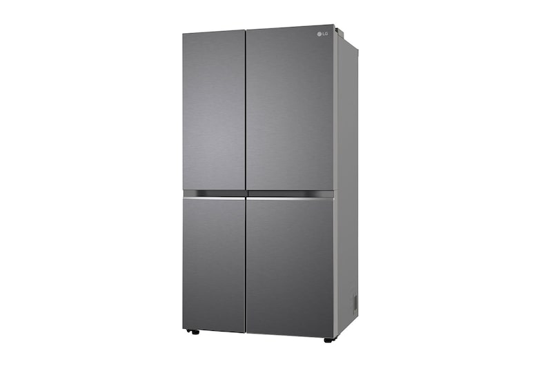 LG 655L Side-by-Side Refrigerator, Smart Inverter Compressor, Multi Air Flow, Smart Diagnosis™, Dazzle Steel, 3 Star, GL-B257HDSY