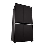 LG 655L, Side-by-Side Refrigerator with Smart Inverter Compressor, Multi Air Flow, Multi Digital Sensors, Express Freezing, Smart Diagnosis™, Western Black Finish, GL-B257HWBY