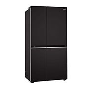 LG 655L, Side-by-Side Refrigerator with Smart Inverter Compressor, Multi Air Flow, Multi Digital Sensors, Express Freezing, Smart Diagnosis™, Western Black Finish, GL-B257HWBY