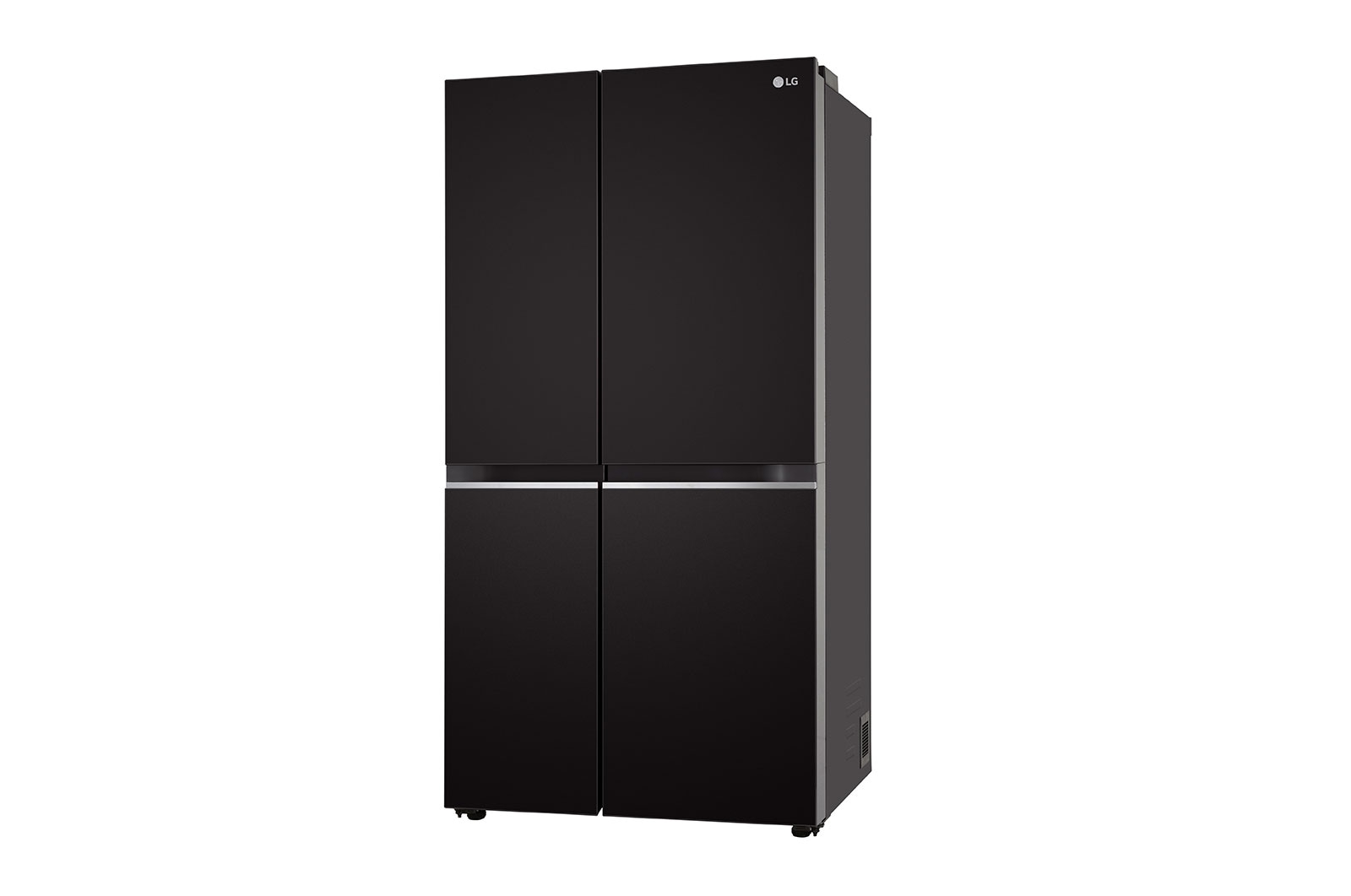 LG 655L, Side-by-Side Refrigerator with Smart Inverter Compressor, Multi Air Flow, Multi Digital Sensors, Express Freezing, Smart Diagnosis™, Western Black Finish, GL-B257HWBY