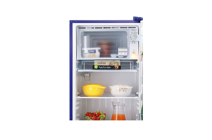 LG 261L Single Door Refrigerator, Smart Inverter Compressor, Smart Connect, Blue Charm Finish, 3 Star, GL-B281BBCX