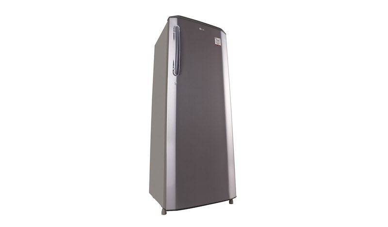 LG 261L Single Door Refrigerator, Smart Connect™, Solar Smart*, Shiny Steel Finish, 3 Star, GL-B281BPZX