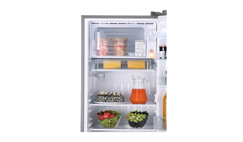 LG 261L Single Door Refrigerator, Smart Connect™, Solar Smart*, Shiny Steel Finish, 3 Star, GL-B281BPZX