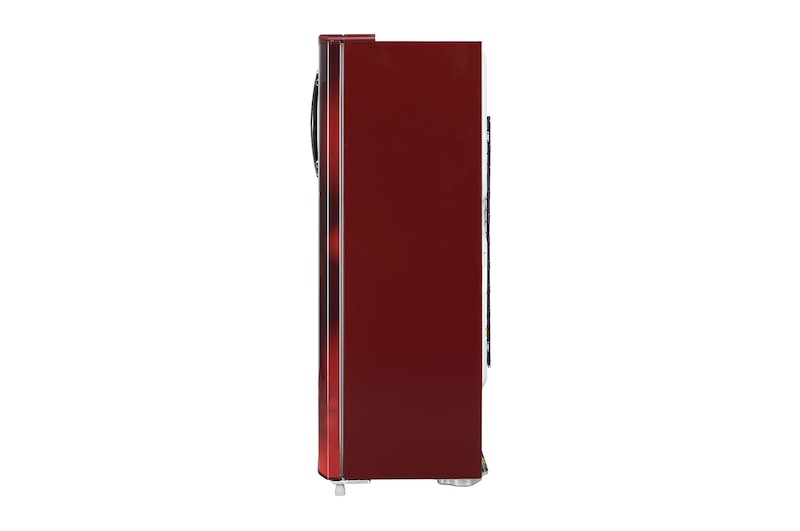 LG 261L Single Door Refrigerator, Smart Inverter Compressor, Smart Connect, Scarlet Charm Finish, 3 Star, GL-B281BSCX