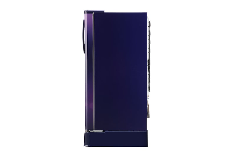 LG 185L, 3 Star, With Base Stand Drawer, Blue Euphoria Finish, Direct Cool Single Door Refrigerator, GL-D199OBED