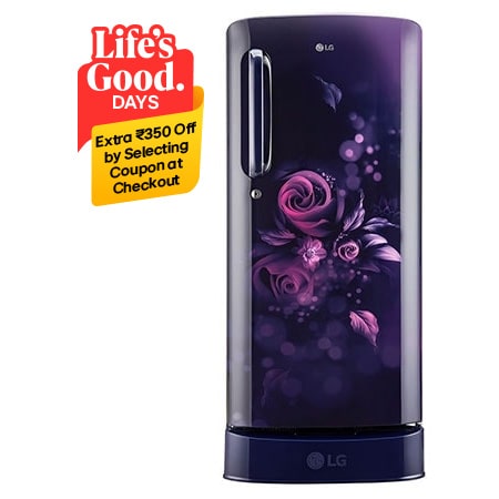 LG GL-D201ABEU single door refrigerator front view