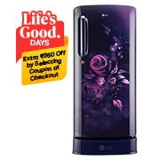 LG GL-D201ABEU single door refrigerator front view