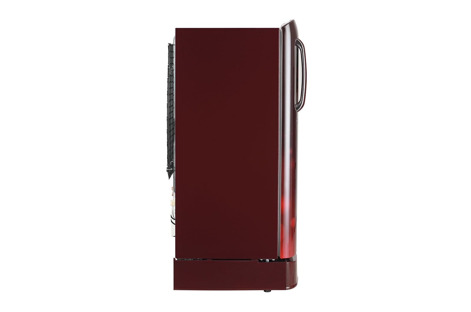 LG 185L, 5 Star, Direct Cool Single Door Refrigerator, Scarlet Charm Finish, 2023 Model, GL-D201ASCU