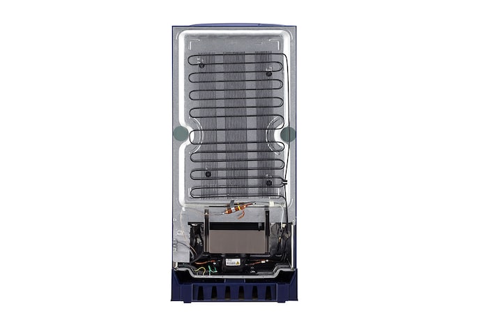 LG 201L Single Door Refrigerator, Smart Inverter Compressor, Base Stand Drawer, Blue Euphoria Finish, 5 Star, GL-D211HBEZ