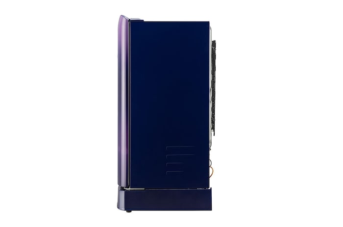LG 201L Single Door Refrigerator, Smart Inverter Compressor, Base Stand Drawer, Blue Euphoria Finish, 5 Star, GL-D211HBEZ