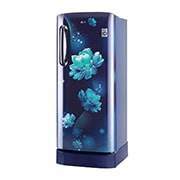 LG 224L Single Door Refrigerator, Smart Inverter Compressor, Smart Connect, Base Stand Drawer, Blue Charm Finish, 5 Star, GL-D241ABCU