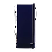 LG 224L, 4 Star, Smart Inverter Compressor, Smart Connect, With Base Stand Drawer, Blue Euphoria Finish, Direct Cool Single Door Refrigerator, GL-D241ABEY