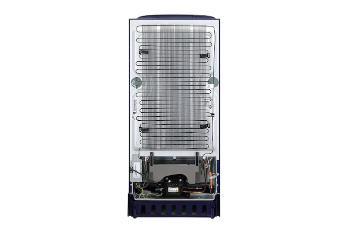 LG 224L Single Door Refrigerator, Smart Inverter Compressor, Base Stand Drawer, Blue Euphoria Finish, 4 Star, GL-D241ABEY