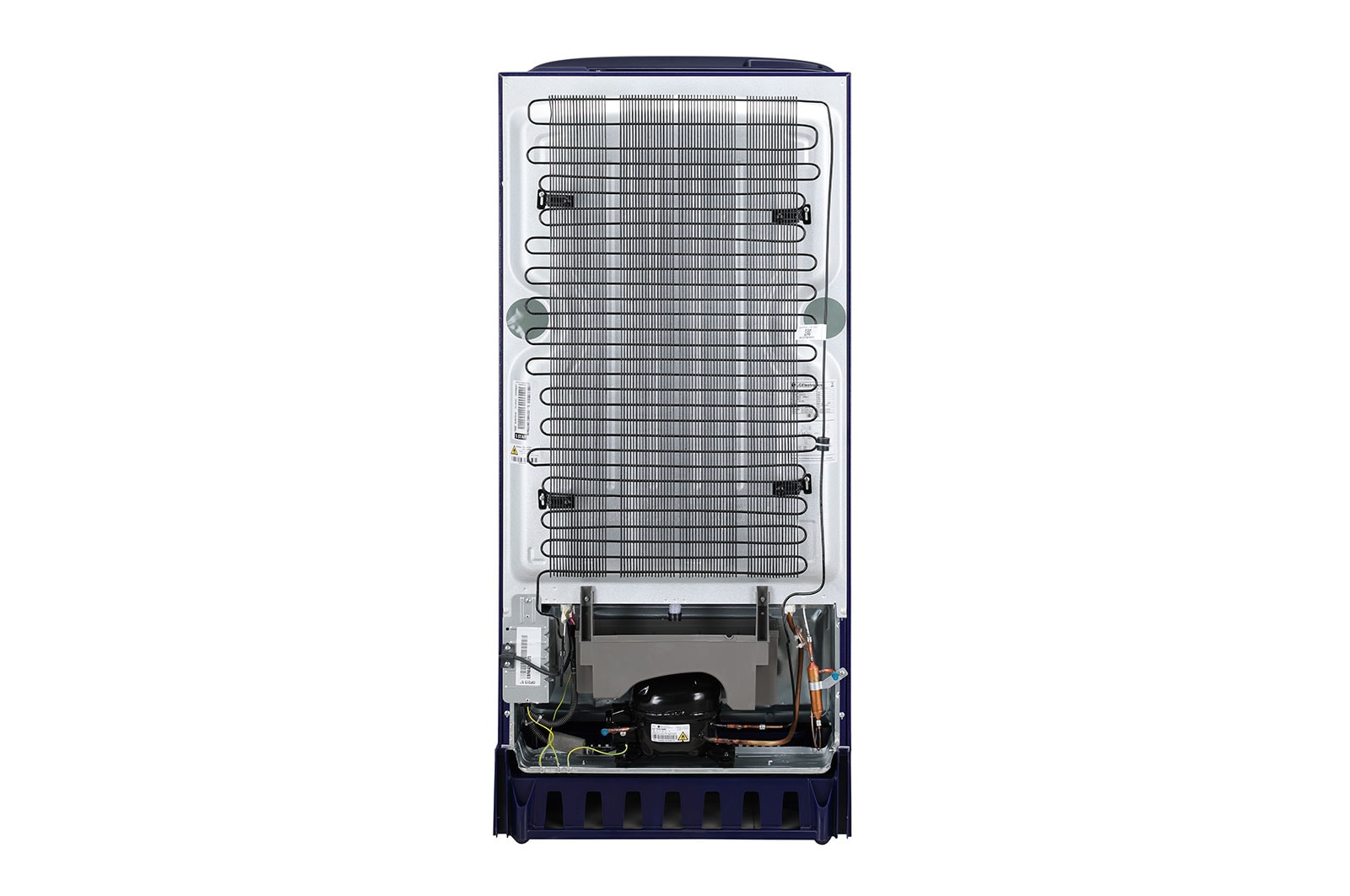 LG 224L Single Door Refrigerator, Smart Inverter Compressor, Base Stand Drawer, Blue Euphoria Finish, 4 Star, GL-D241ABEY