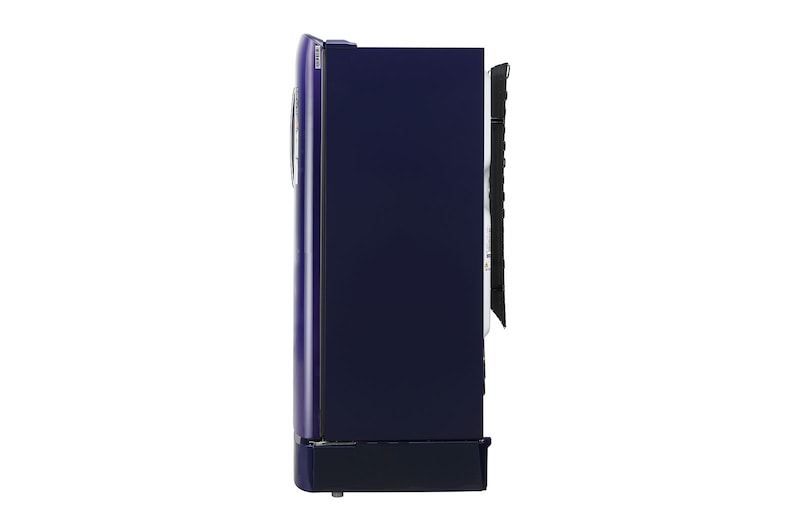 LG 224L Single Door Refrigerator, Smart Inverter Compressor, Base Stand Drawer, Blue Euphoria Finish, 4 Star, GL-D241ABEY