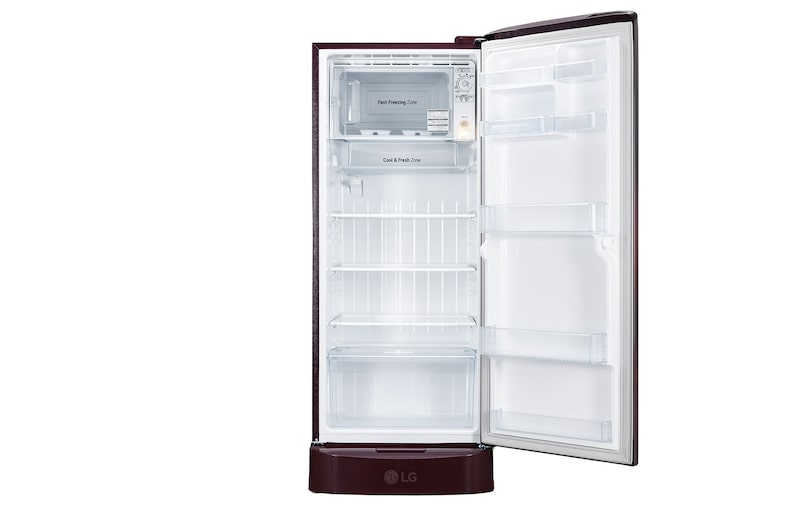 front open view without food