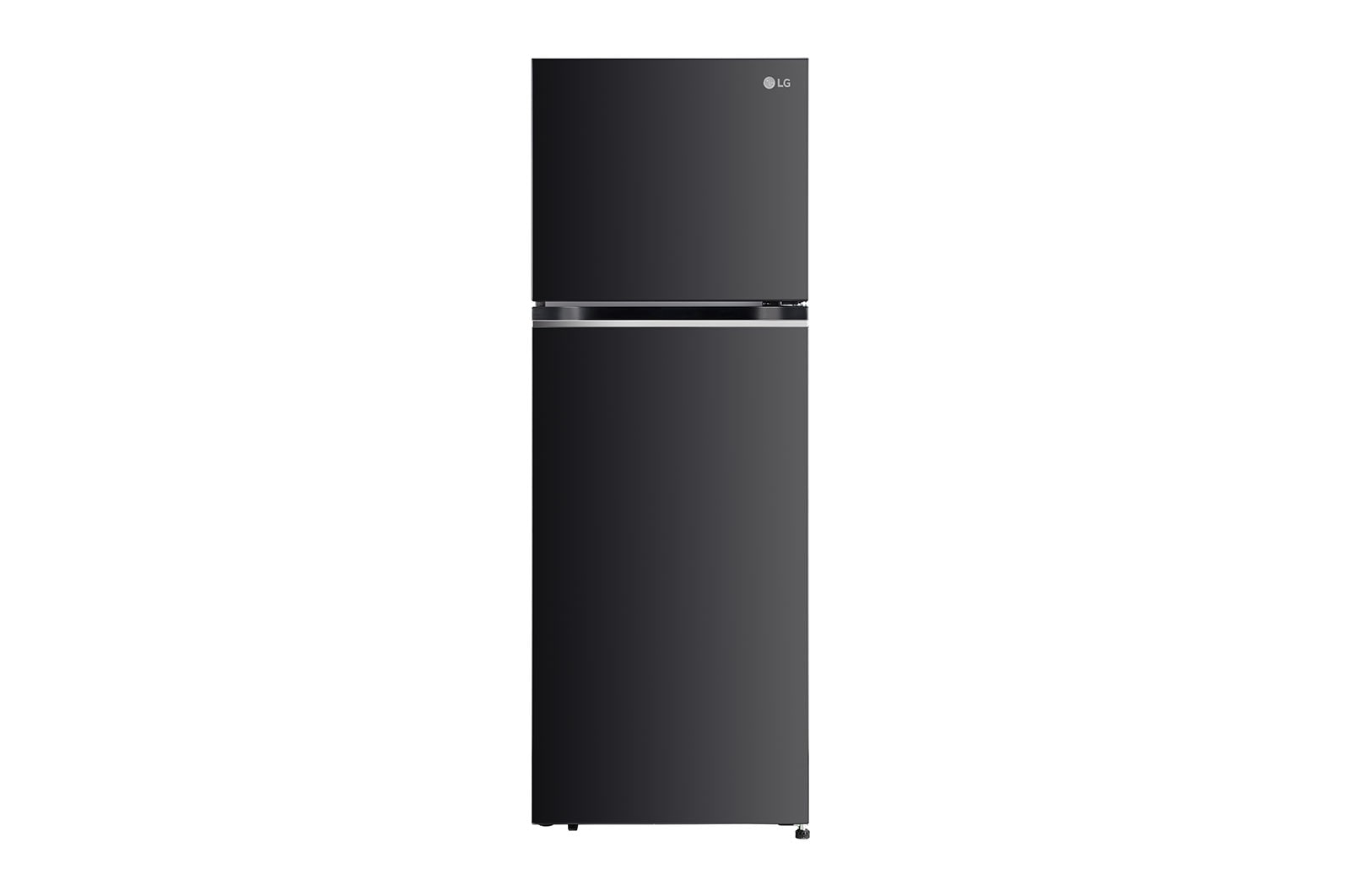 LG GL-D382SESY double door refrigerator front view