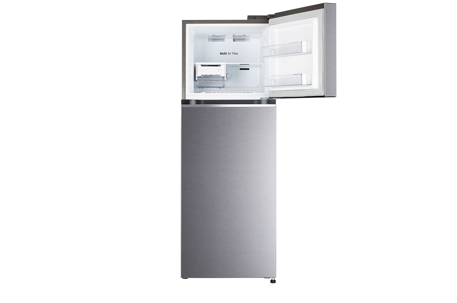 LG 246L Double Door Refrigerator with Multi Air Flow, Auto Smart Connect™, Dazzle Steel, 3 Star, GL-N262SDSX