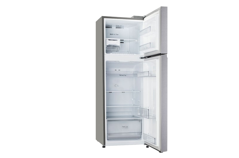 LG 246L Double Door Refrigerator with Multi Air Flow, Auto Smart Connect™, Dazzle Steel, 3 Star, GL-N262SDSX