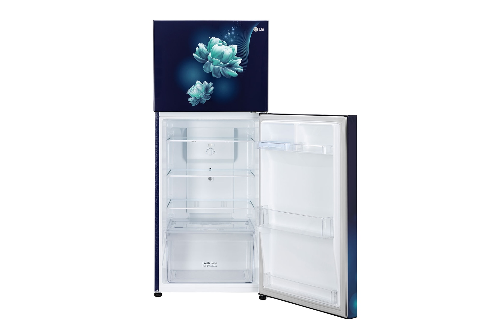 GL-N292BBCY-Refrigerators-Front-View-Bottom-Door-Open-Without-Content