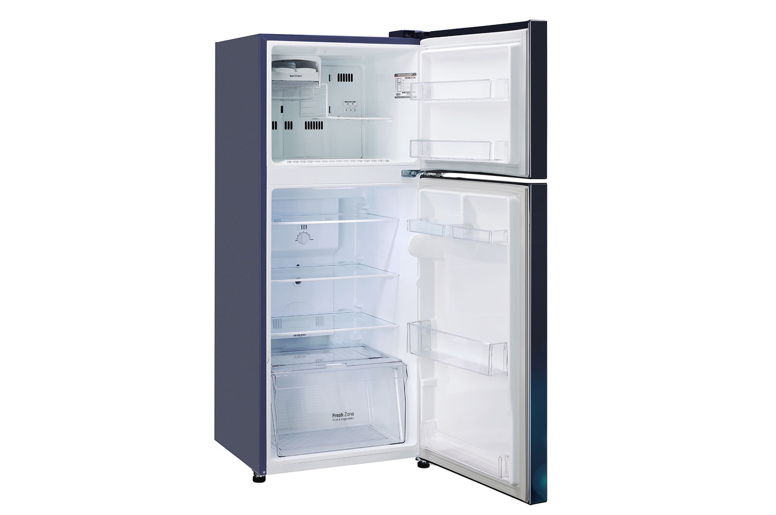 GL-N292BBCY-Refrigerators-Front-View-Door-Open-Without-Content
