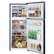 GL-N292BBCY-Refrigerators-Front-View-Door-Open-With-Content