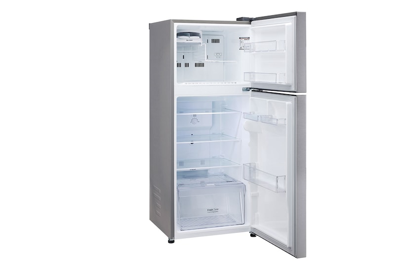 LG 242L, 2 Star, Smart Inverter Compressor, Dazzle Steel Finish, Frost-Free Double Door Refrigerator, GL-N292BDSY