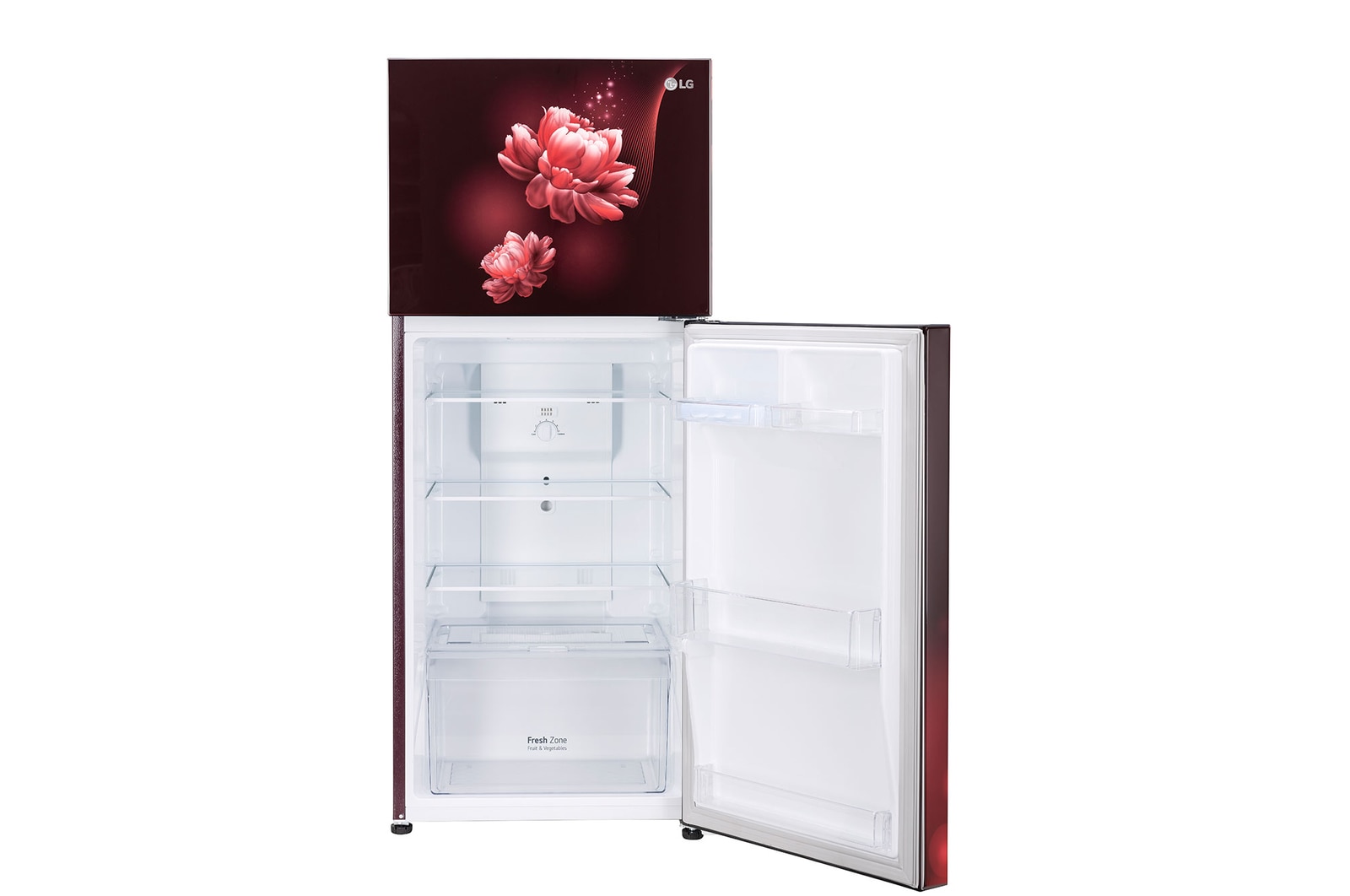 LG GL-N292BSCY-Refrigerators-Front-View-Bottom-Door-Open-Without-Content