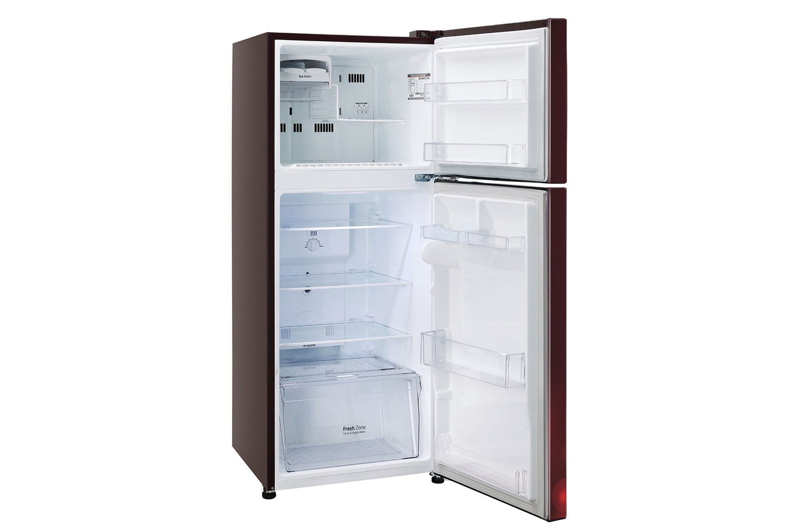 LG GL-N292BSCY-Refrigerators-Front-View-Door-Open-Without-Content