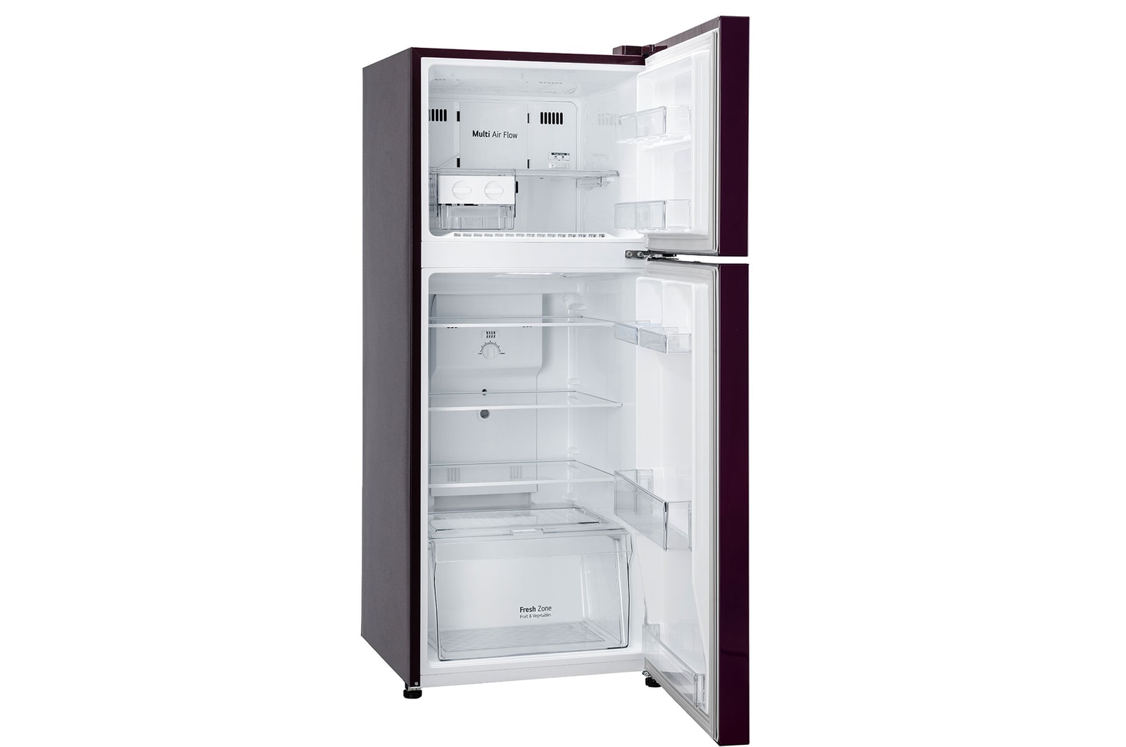 GL-N292DPBY-Refrigerators-Front-View-Door-Open-Without-Content