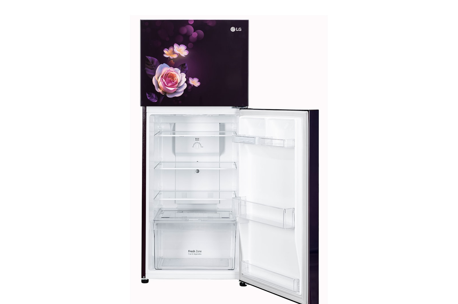 GL-N292DPBY-Refrigerators-Front-View-Bottom-Door-Open-Without-Content