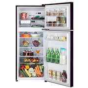 GL-N292DPBY-Refrigerators-Front-View-Door-Open-With-Content