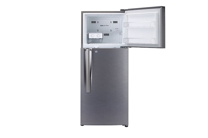 LG 242L, 2 Star, Smart Inverter Compressor, Dazzle Steel Finish, Frost-Free Double Door Refrigerator, GL-N292RDSY