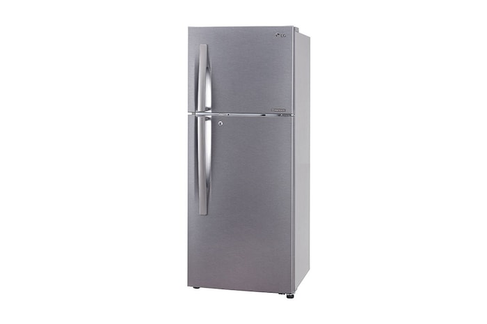 LG 242L, 2 Star, Smart Inverter Compressor, Dazzle Steel Finish, Frost-Free Double Door Refrigerator, GL-N292RDSY