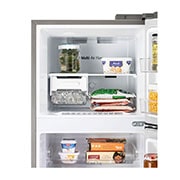 LG 272L Double Door Refrigerator, Smart Diagnosis™, Dazzle Steel Finish, 2 Star, GL-N312SDSY