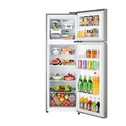 LG 272L Double Door Refrigerator, Smart Diagnosis™, Dazzle Steel Finish, 2 Star, GL-N312SDSY